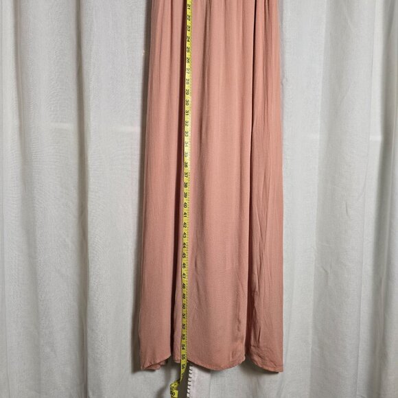 Flying Tomato Boho Maxi Dress Embroidered Top and Peach Skirt Size L - Picture 5 of 7